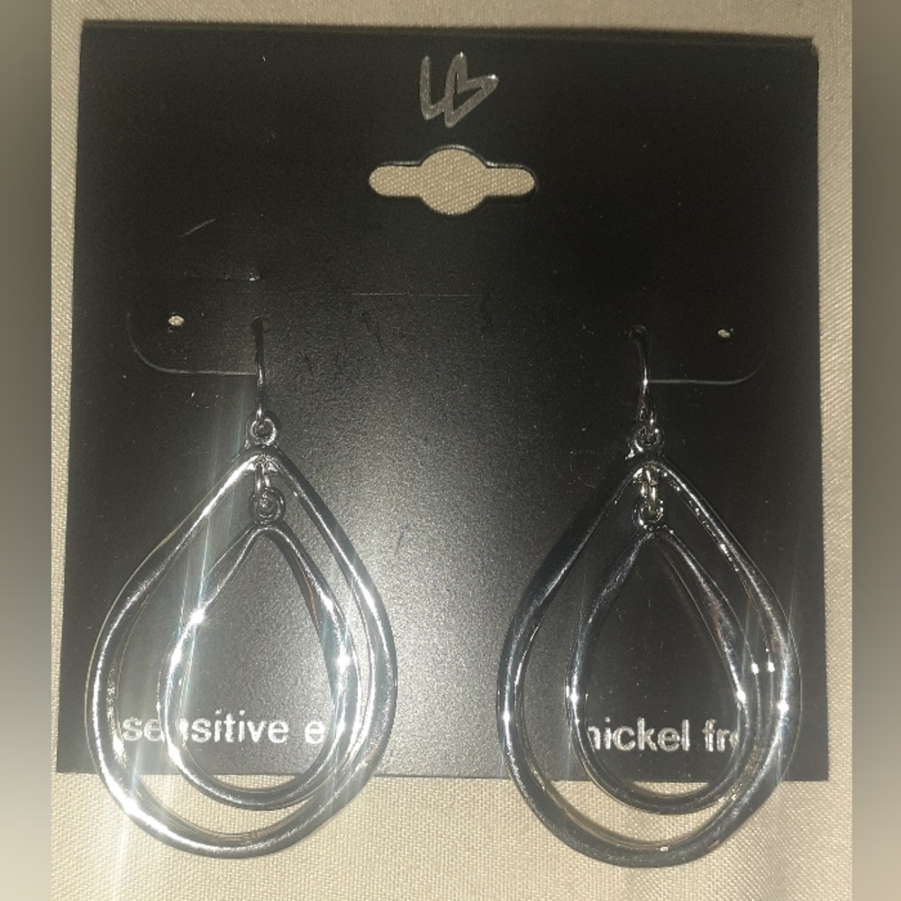 Silver Dangle Earrings for Sesitive Ears